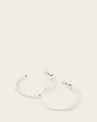 Toggle Large Hoop Earrings