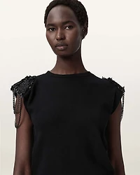 Shona Embellished Sleeveless Top