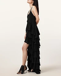 Cavarly Tiered Ruffle Maxi Dress