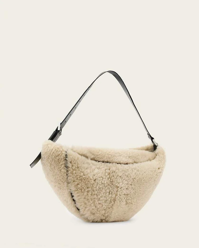 Luna Shearling Shoulder Bag