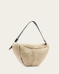 Luna Shearling Shoulder Bag