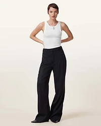 Rina Crew Neck Sleeveless Tank Top