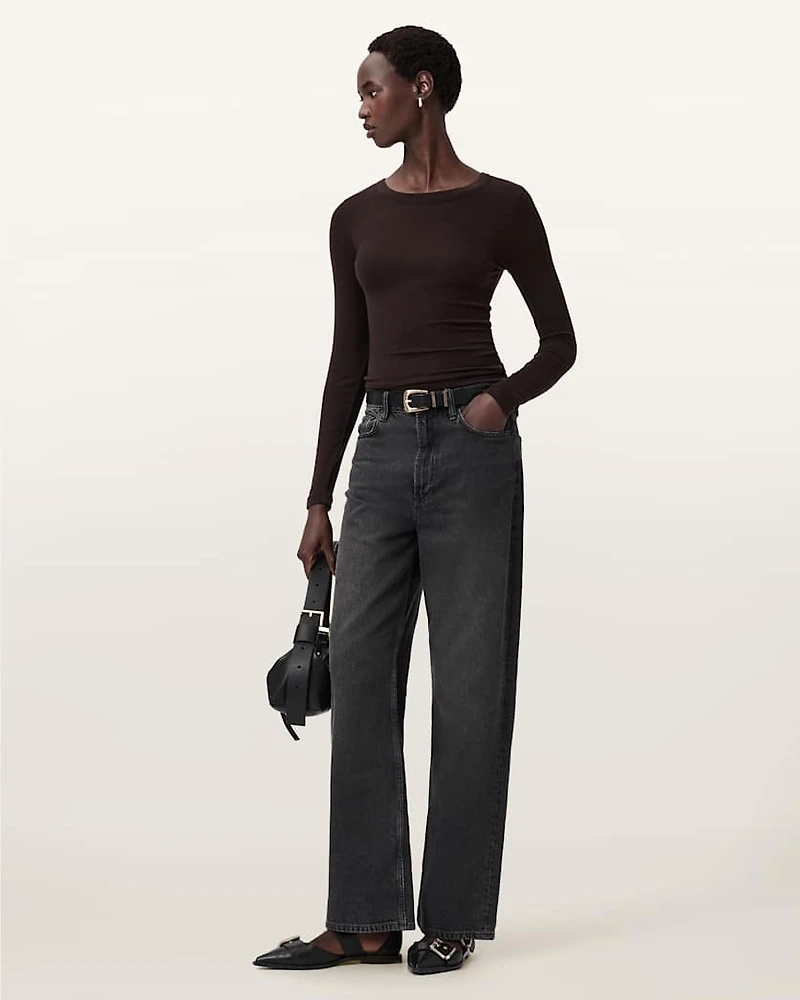 Rina Long Sleeve Crew Neck T-Shirt