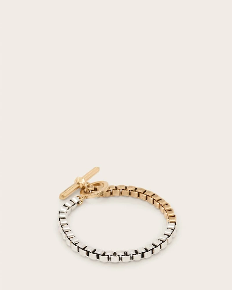Box Two Tone Bracelet