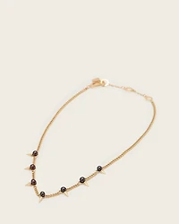 Rue Spiked Pearl Chain Necklace