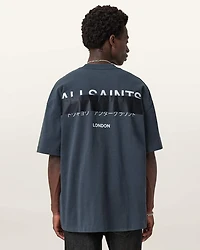Redact Oversized Embroidered Logo T-Shirt
