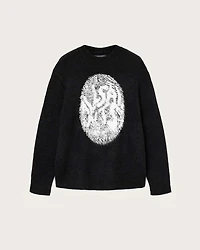 Ridges Oversized Graphic Jumper