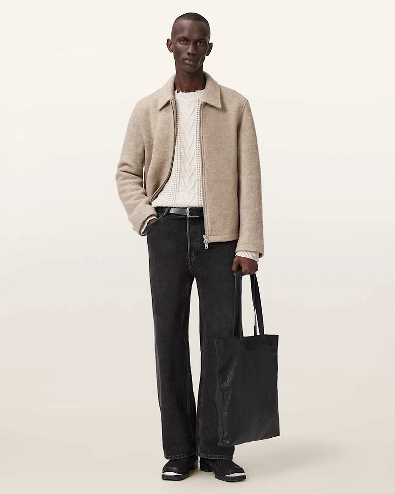 Tenter Oversized Wool Jumper