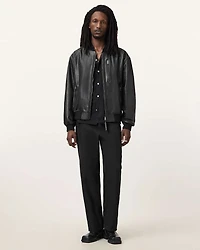 Kino Oversized Leather Bomber