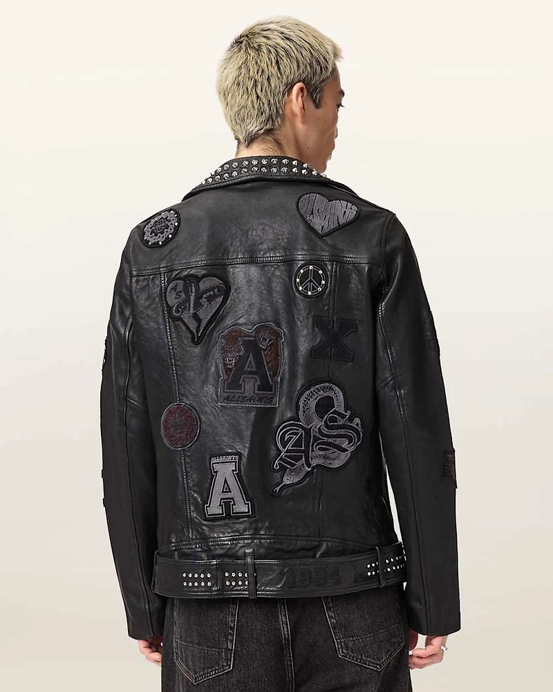 Cole Leather Biker Jacket