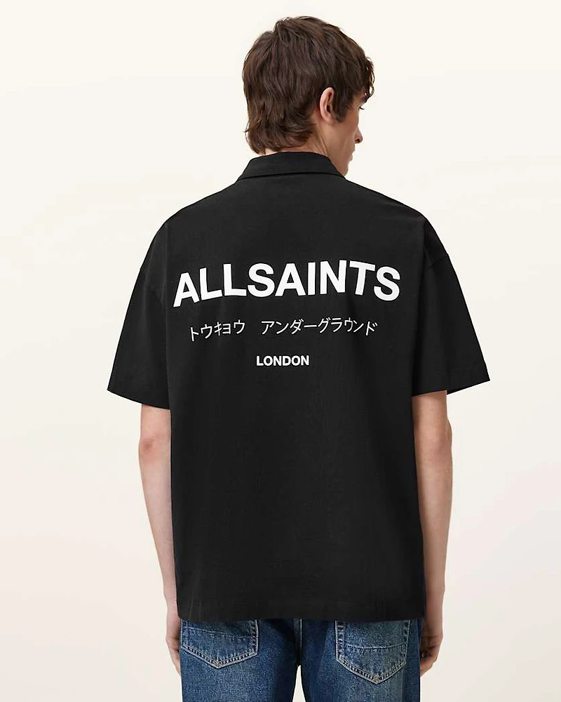 Underground Logo Relaxed Fit Polo Shirt