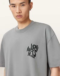 Orlando Logo Print Oversized T-Shirt