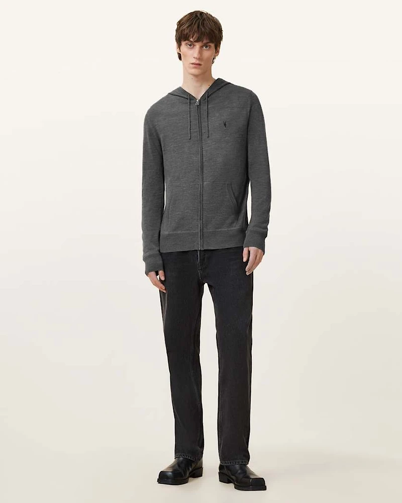 Mode Merino Zip Up Ramskull Hoodie