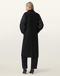 Paulah Wool Blend Double Breasted Coat