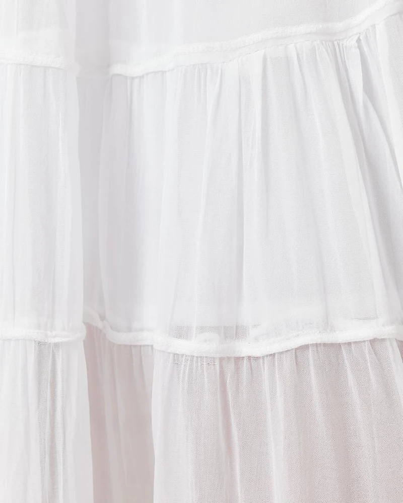 Eva Tiered Midi Skirt