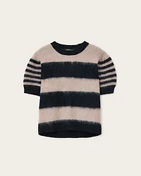 Clem Striped Knitted T-Shirt