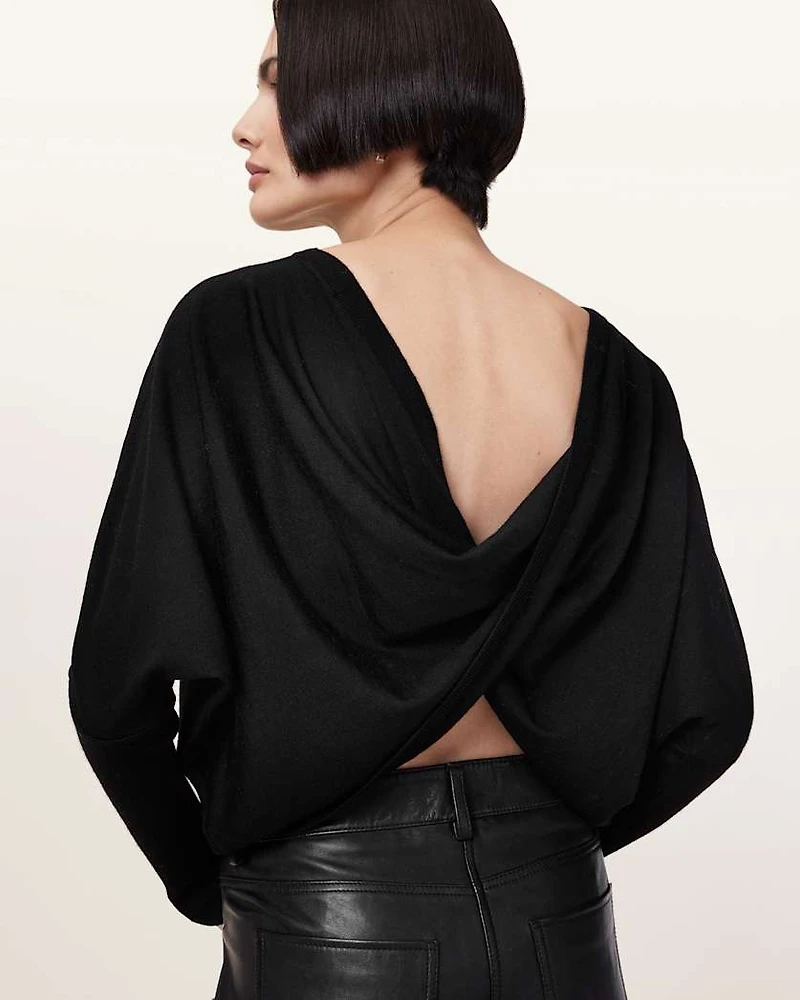 Julieana Reversible Wrap Jumper