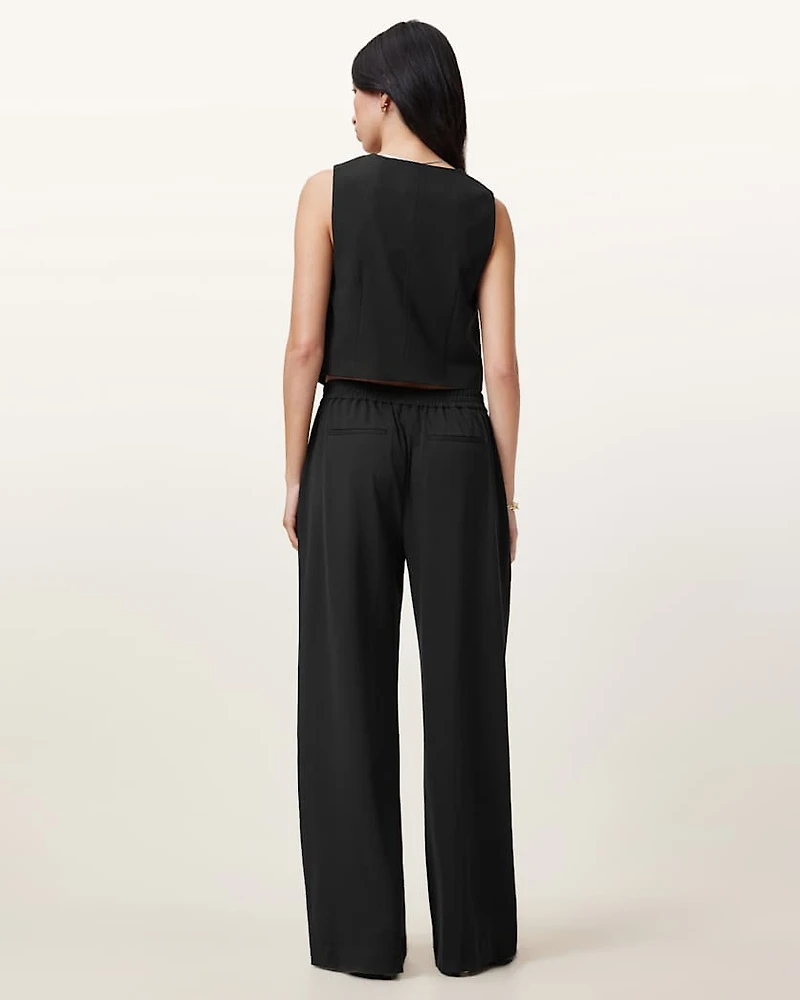 Aleida Lightweight Wide Leg Trousers