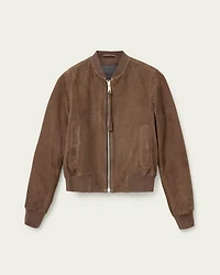 Orten Suede Bomber Jacket