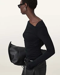 Seyma Jersey Bodycon Top