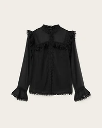Ciara Sheer Lace Shirt