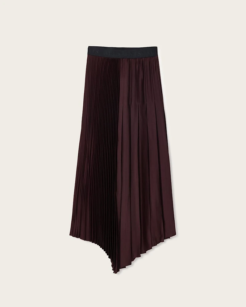 Jax Pleated Midi Skirt
