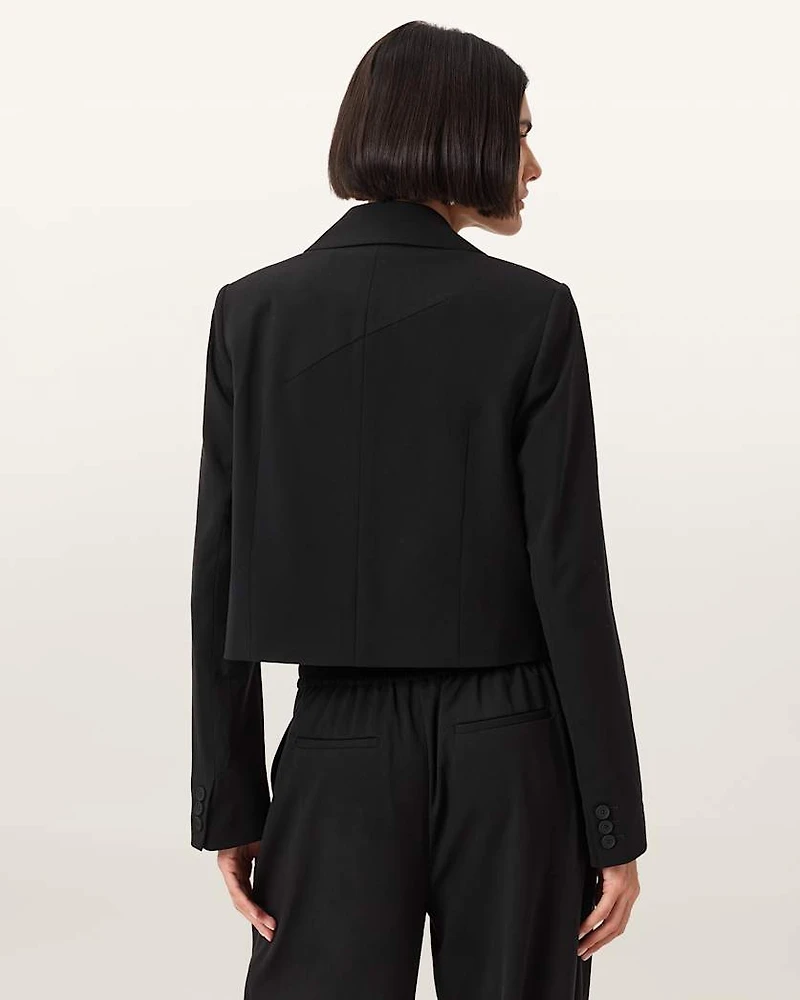Shores Cropped Relaxed Fit Blazer