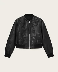 Orten 94 Leather Bomber Jacket