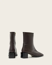 Avril Leather Ankle Boots