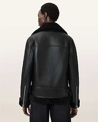 Sola Shearling Biker Jacket