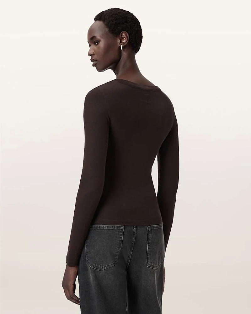 Rina Long Sleeve Crew Neck T-Shirt