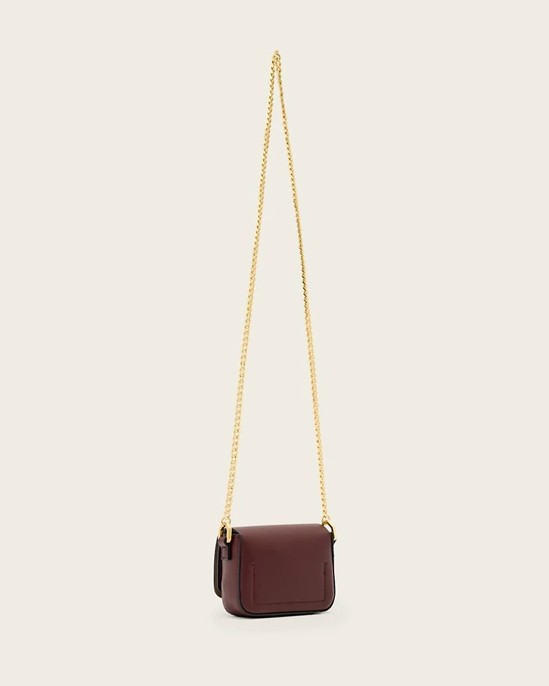 Etta Leather Chain Crossbody Bag
