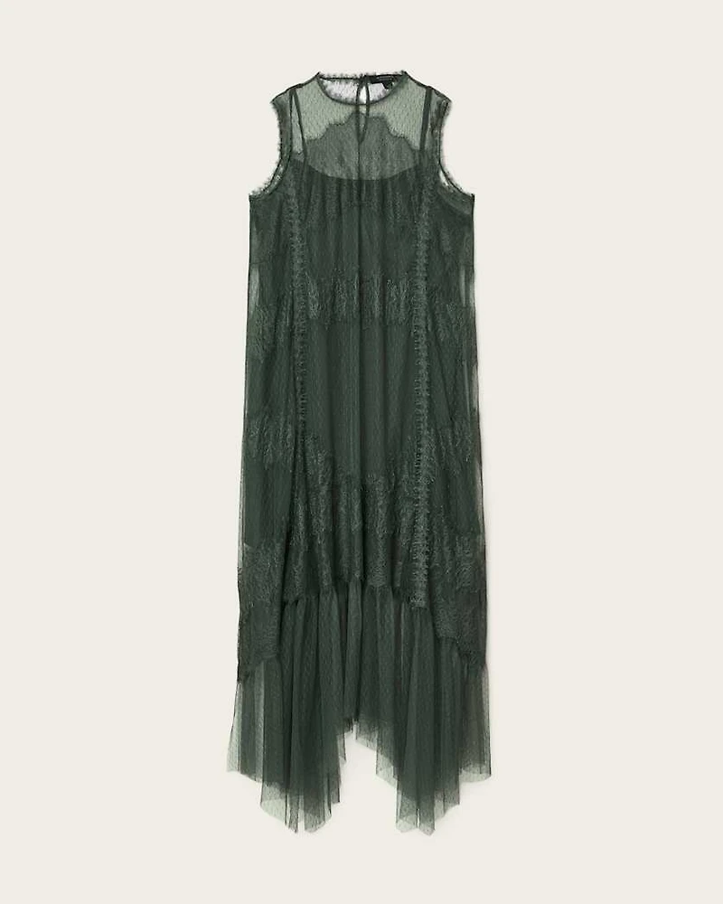 Clara Mesh Midi Dress