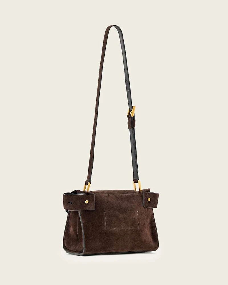 Ursa Mini Suede Crossbody Bag