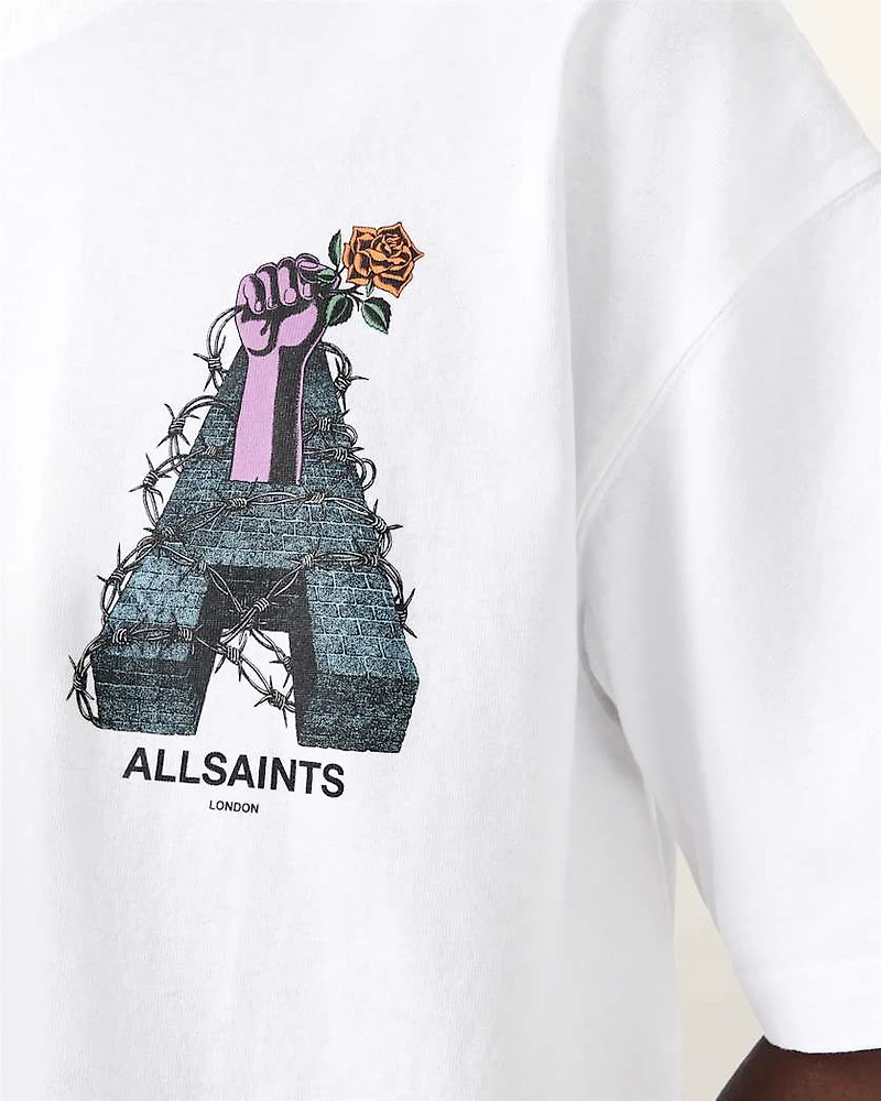 Defiance Oversized Graphic T-Shirt