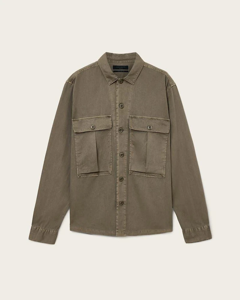 Albyn Long Sleeve Cotton Shirt