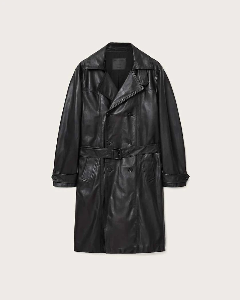 Kellett Leather Trench Coat