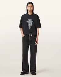 Swords Oversized Graphic T-Shirt