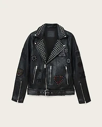 Cole Leather Biker Jacket