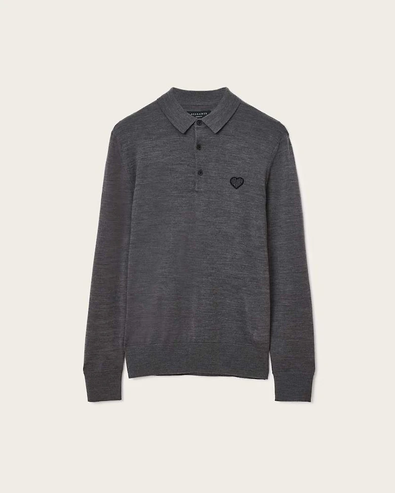 Lover Merino Long Sleeve Polo