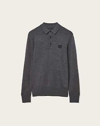 Lover Merino Long Sleeve Polo