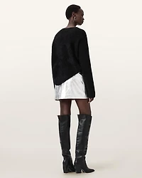 Renai Leather Mini Skirt