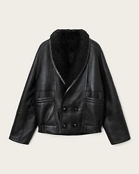 Charlton Double Breasted Shearling Jacket