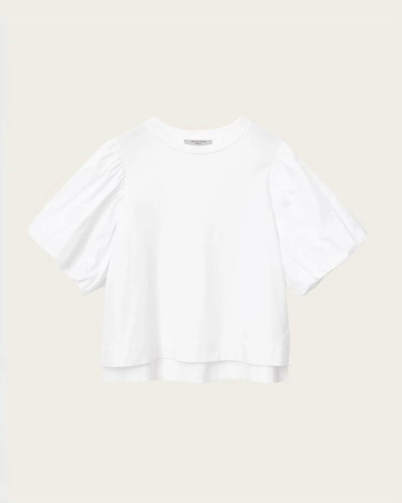 Jess Relaxed Woven T-Shirt