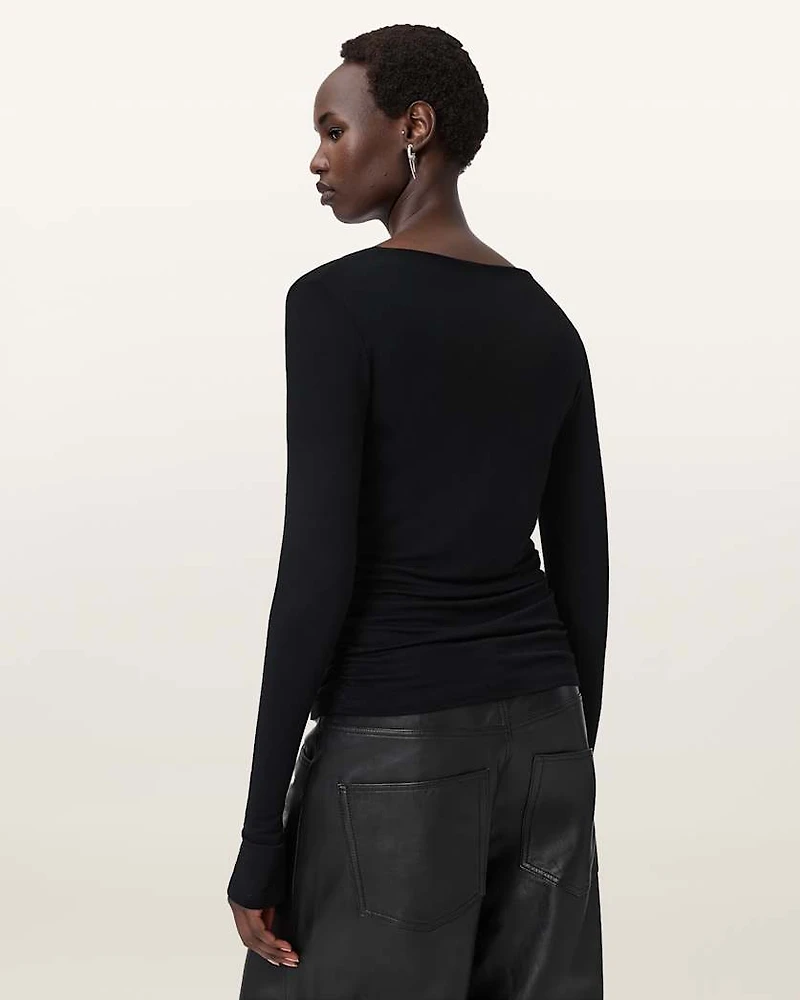 Seyma Jersey Bodycon Top