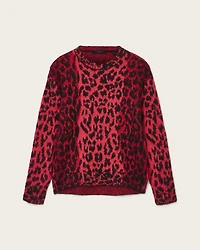 Lex Oversized Leopard Print Jumper