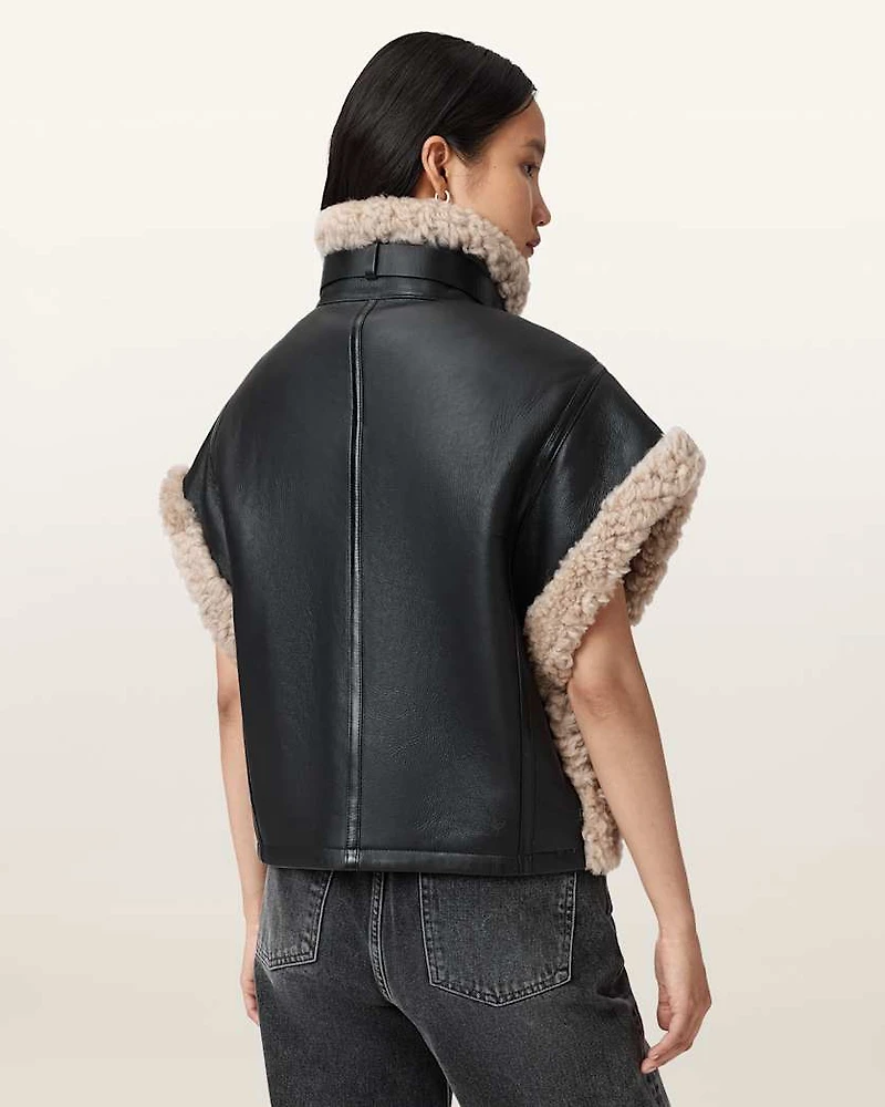 Marlin Reversible Shearling Gilet