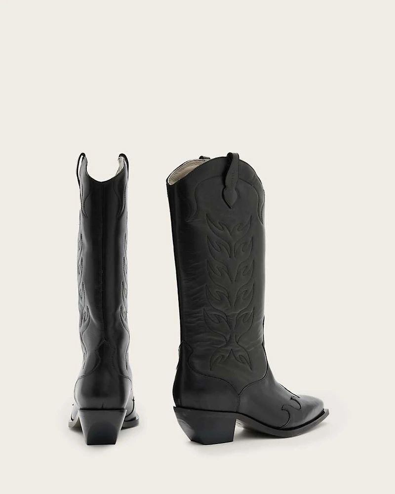 Dolly Western Leather Boots