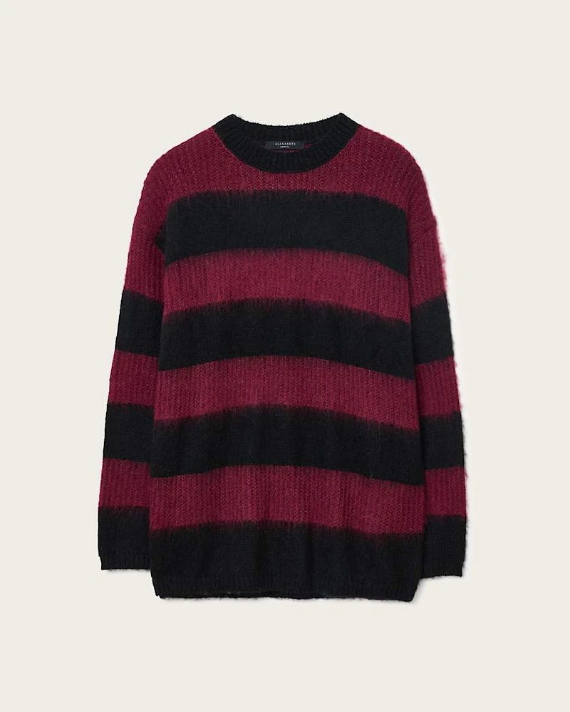 Onyx Striped Relaxed Jumper