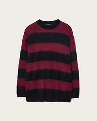 Onyx Striped Relaxed Jumper